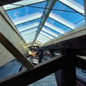 remplacement des verrières de L'ENSA